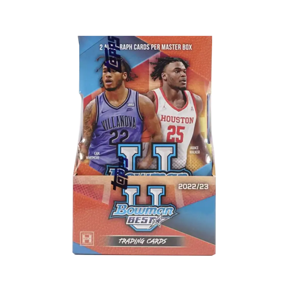 2022-23 Bowman University's Best Basketball Hobby Box - Collectible Trading Cards for NBA Prospects - Perfect for Sports Memorabilia Collectors and Fantasy Basketball Fans