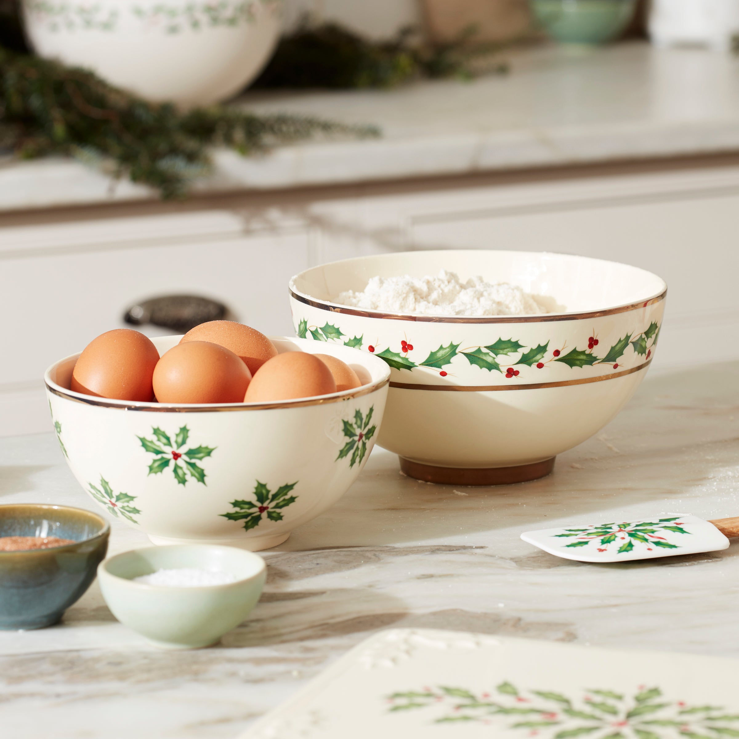 8-Piece Nesting Dinnerware Set for Holiday & Everyday Use - Space-Saving Dishware for Parties, Camping & Small Kitchens