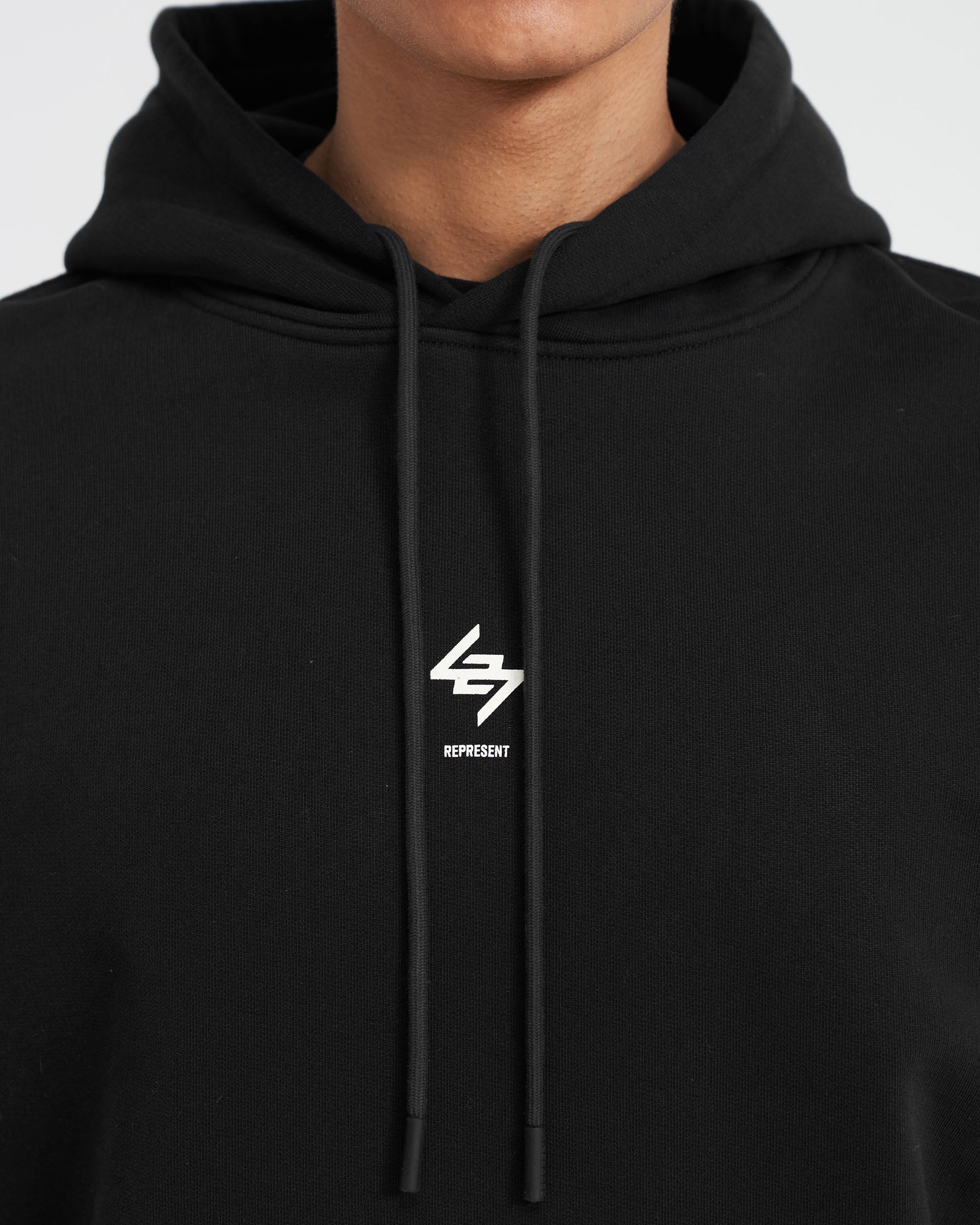 247 Oversized Hoodie for Men & Women - Jet Black - Comfortable & Stylish Pullover Sweatshirt - Perfect for Casual Wear, Lounging & Outdoor Activities