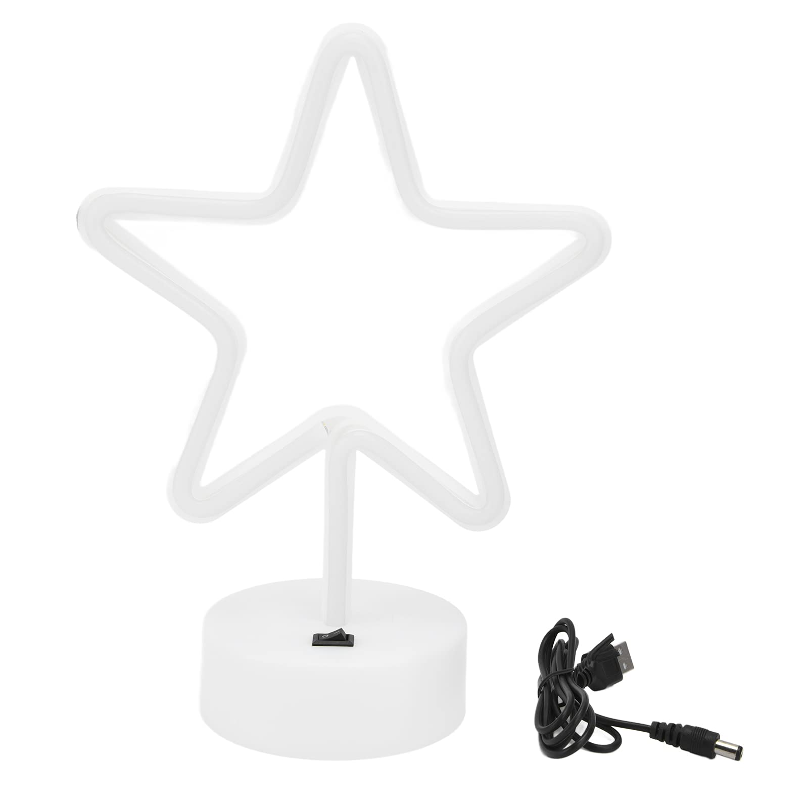 Mumisuto LED Neon Sign - 5 Pointed Star Wall Decor with Warm Light, USB Powered for Bedroom, Kids Room, Christmas & Birthday Party Decorations | Perfect for Home Aesthetic, Bar, Girls Room & Gift Ideas