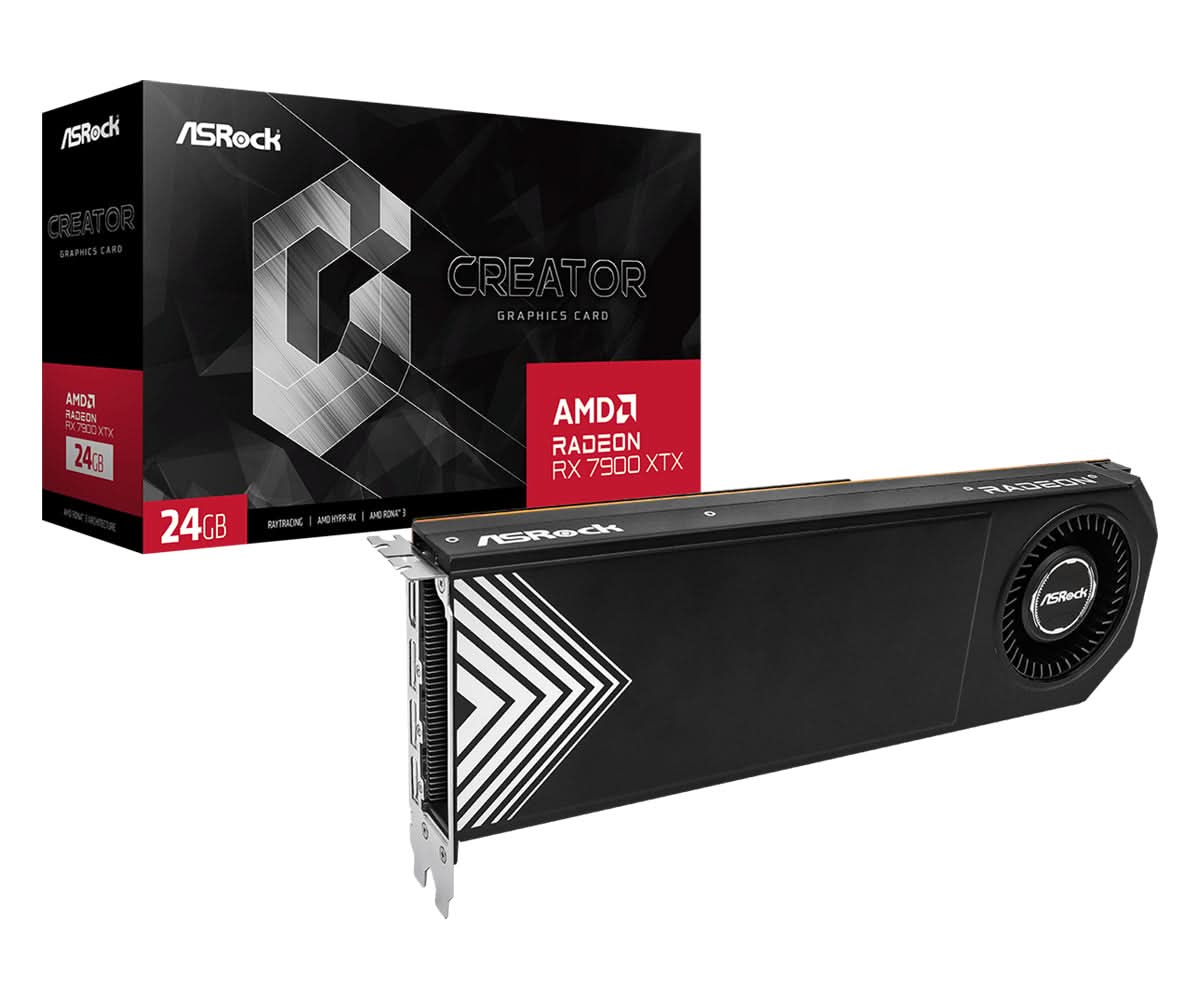 ASRock Radeon RX 7900 XTX 24GB GDDR6 Graphics Card - High Performance AMD GPU for 4K Gaming, Video Editing & 3D Rendering - Perfect for PC Builds, VR Gaming & Content Creation