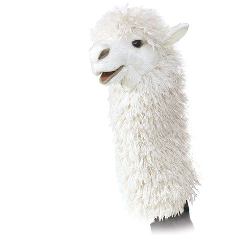 Alpaca Hand Puppet for Kids - Soft Plush Animal Puppet Toy for Storytelling, Role Play & Interactive Play - Perfect for Classroom, Home & Theater Performances
