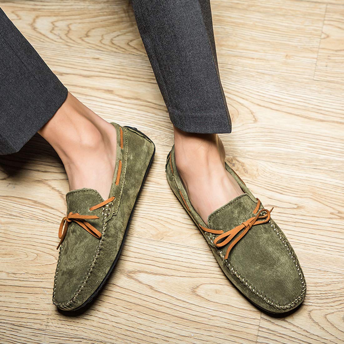 Men's Casual Loafers - Suede Moccasin Slip-On Dress Shoes for Driving & Boat Wear | Comfortable & Stylish Footwear for Work, Travel & Everyday Outfits