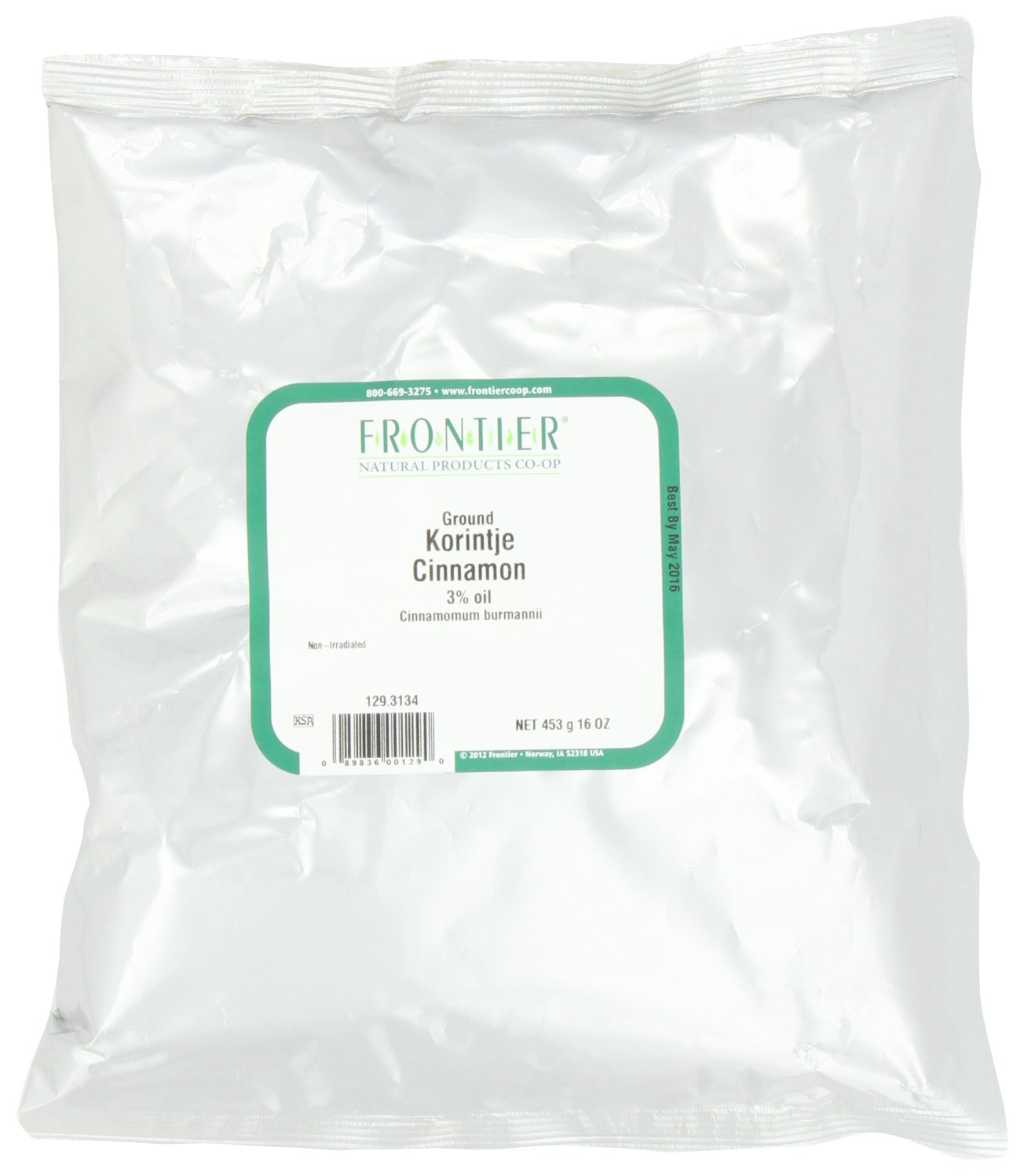 Premium Korintje Cinnamon Powder (Grade A, 3% Oil) - 16 Ounce Bulk Bag (Pack of 12) | Ideal for Baking, Cooking & Spice Blends | Natural & Aromatic Cinnamon for Coffee, Desserts & Healthy Recipes