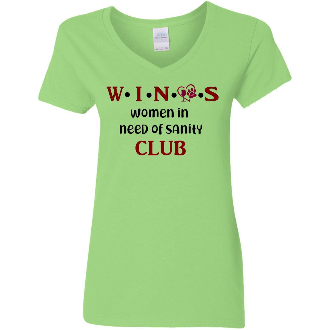 Wine Lovers V-Neck T-Shirt for Women - 5.3 oz Soft Cotton Burgundy Lettering Tee - Perfect for Wine Tasting, Girls Night Out & Casual Wear