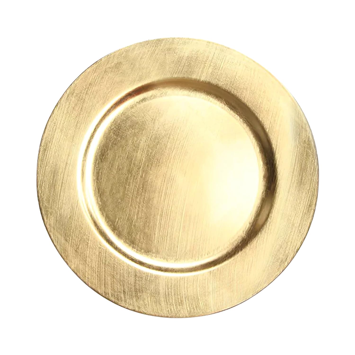 24 Pack 13 Inch Gold Plastic Charger Plates - Heavy Duty & Durable Fancy Dinner Plates for Weddings, Parties, Events - Elegant Table Setting for Formal Dinners, Banquets, and Special Occasions