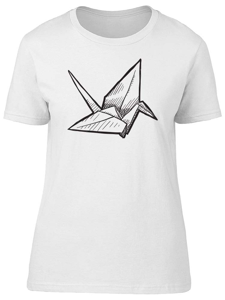 Hand Drawn Origami Bird Graphic T-Shirt for Men | Casual Cotton Tee for Streetwear & Everyday Outfits