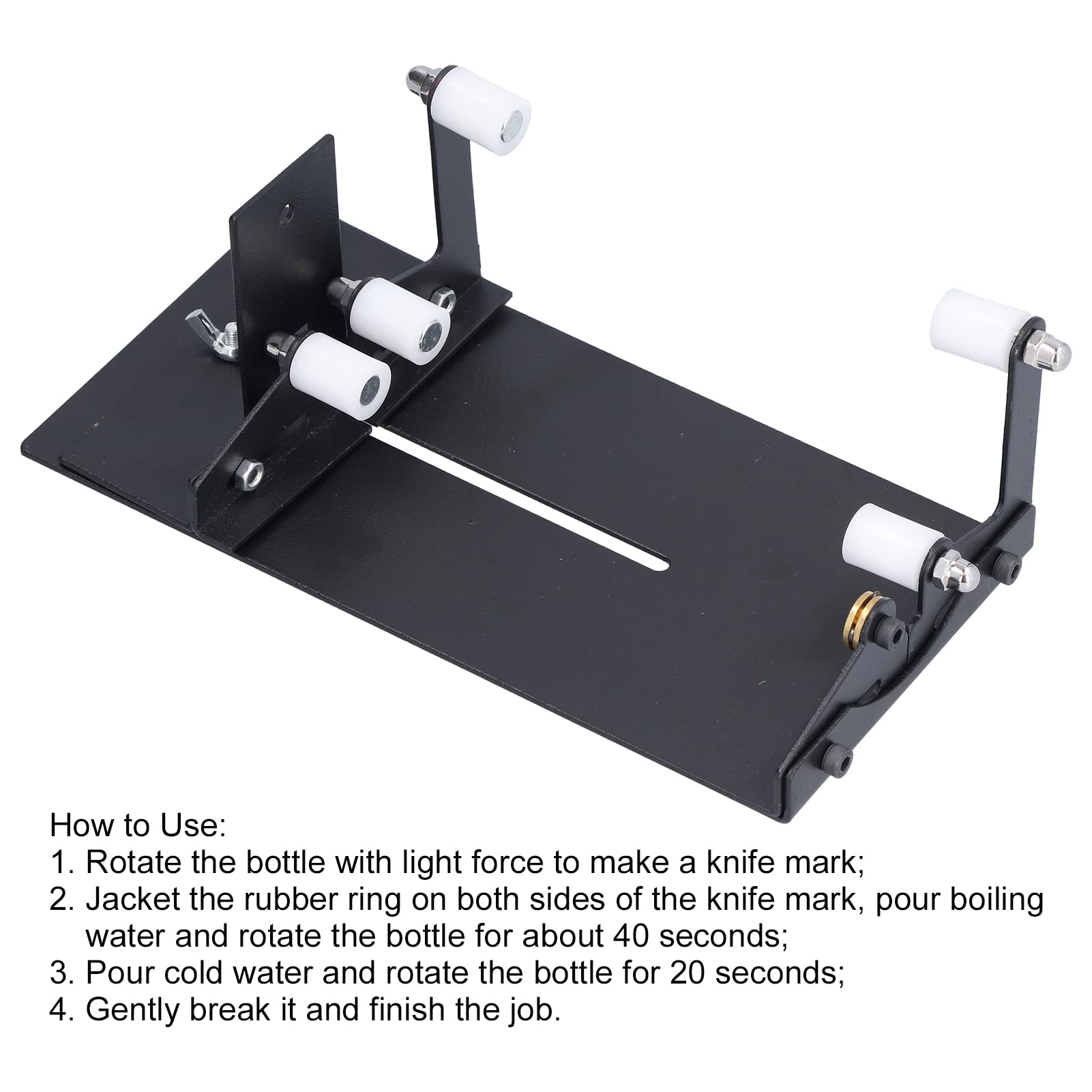 Premium Stainless Steel Glass Bottle Cutter - DIY Wine Bottle Cutting Tool for Crafting, Home Decor & Recycling | Perfect for Upcycling Projects, Bar Accessories & Gift Making