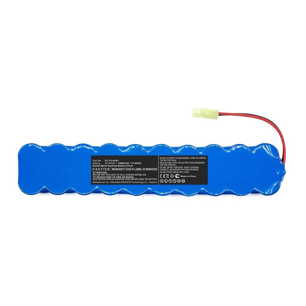 Synergy Digital 24V 3000mAh Ni-MH Replacement Battery for Rowenta RH8548 & RS-RH4899 Vacuum Cleaners - Ultra High Capacity Vacuum Battery for Deep Cleaning Carpets, Hard Floors, and Pet Hair Removal