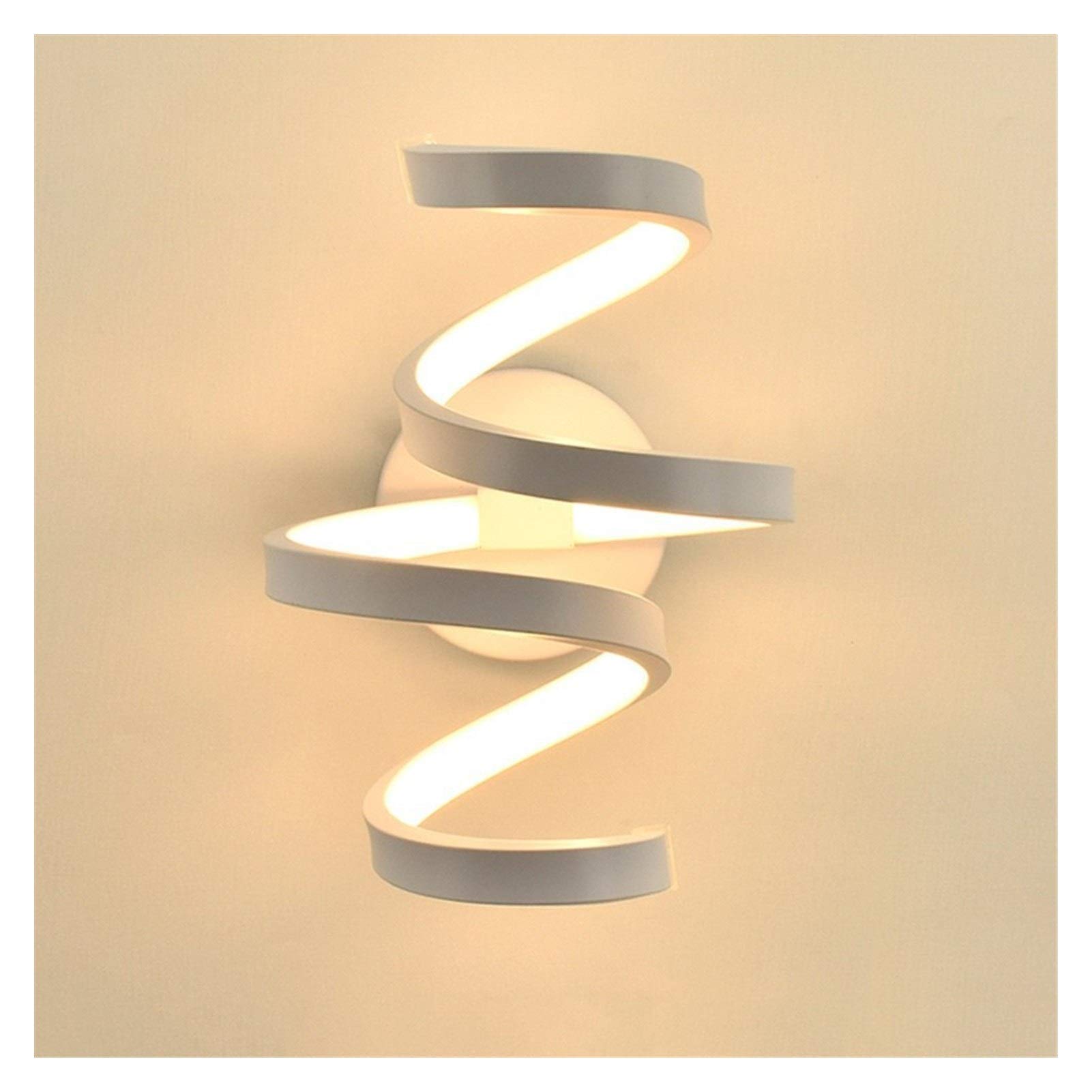 Nordic Style LED Wall Lamps - Adjustable Warm White/Cool White/Tricolor Light - AC 85-265V Indoor Lighting for Bedroom & Living Room - Perfect for Modern Home Decor and Ambient Lighting (Natural Size)