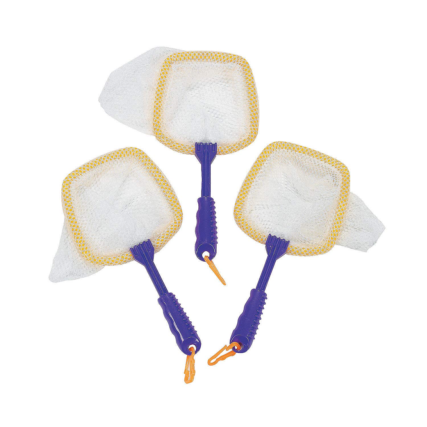 Fun Express Bug Nets (Set of 6) - Educational Insect Catching Tools for Kids - Perfect for Outdoor Learning, Science Exploration & Vacation Bible School Activities - Great for Nature Study and Summer Camp Adventures