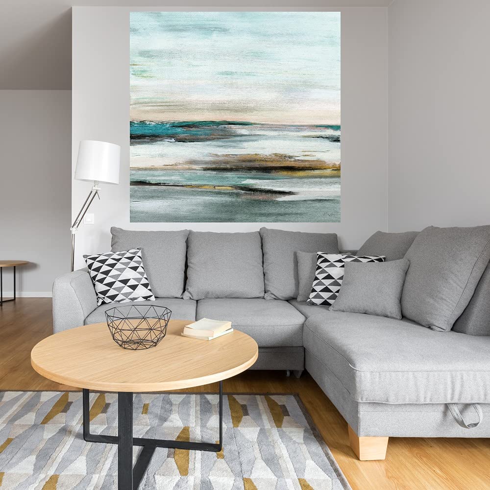 Dusk Landscape Fine Art Canvas Wall Decor by Judith Shapiro - 48x48 Inches Ready to Hang - Perfect for Living Room, Bedroom, Office & More - Elegant Home & Office Wall Art for Modern & Classic Interiors