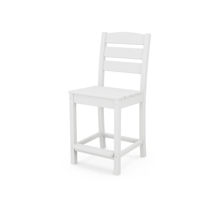 POLYWOOD Lakeside Counter Height Chair - Durable Outdoor Dining Chair for Patio, Deck, or Poolside - Perfect for Backyard, Garden, and Restaurant Use