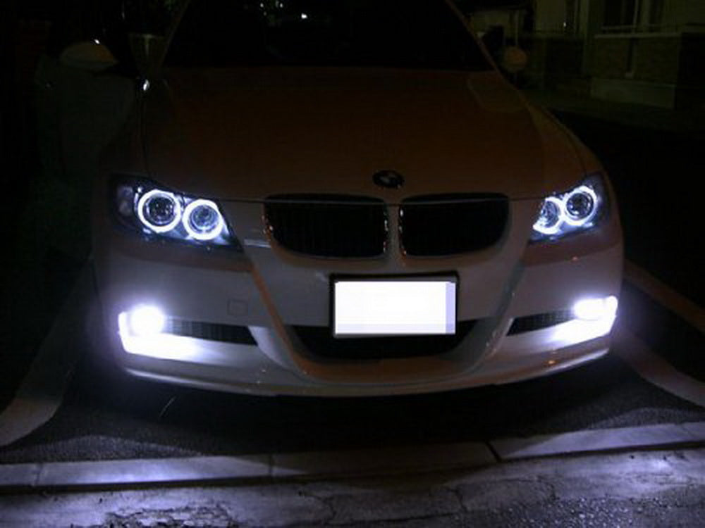 12W High Power CREE LED Angel Eyes Halo Ring Marker Bulbs for BMW 2006-2008 E90 325i 330i - Upgrade Headlight DRL Daytime Running Lights for Enhanced Visibility & Style