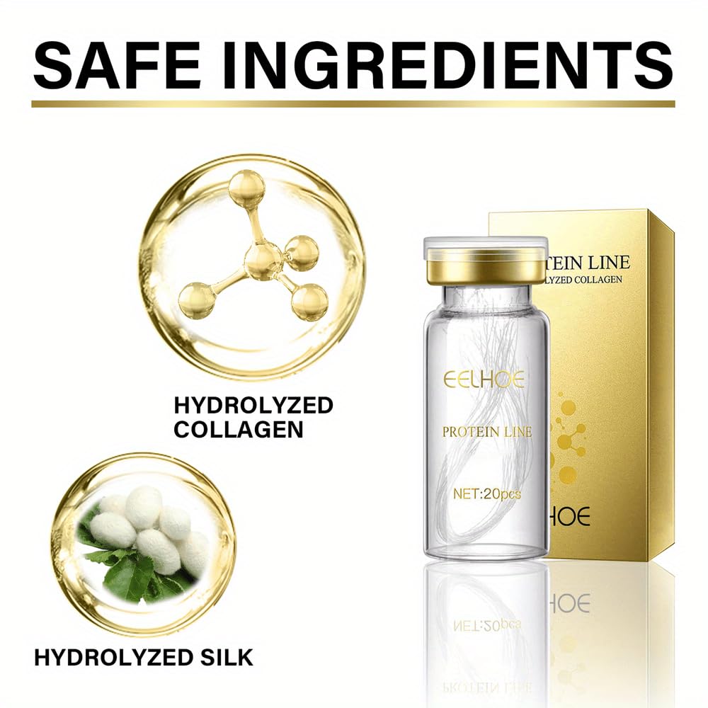 4PCS Instalift Protein Thread Lifting Set for Face Lift - Soluble Nano Gold Essence & Absorbable Collagen - Anti-Aging Facial Treatment for Women - Perfect Birthday & Christmas Gift for Wrinkles Reduction & Skin Tightening (Home Spa & Special Occasion Use)