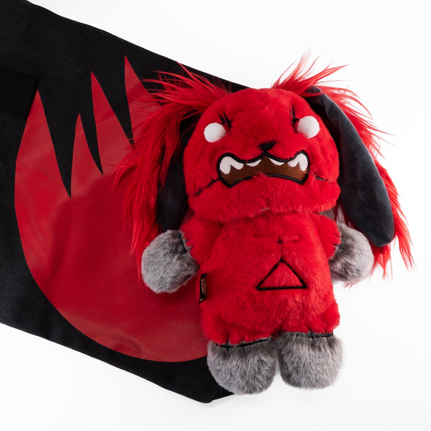 Plushie Dreadfuls Rage Rabbit Stuffed Animal - Soft Emotional Support Toy for Stress Relief & Anger Management | Perfect for Therapy, Gifts & Home Decor