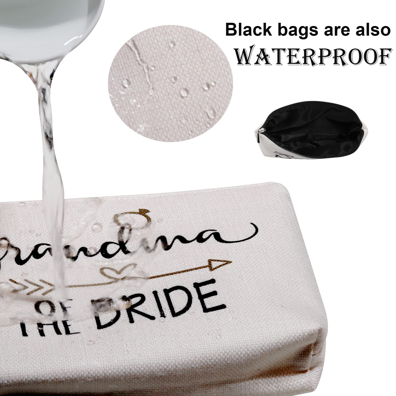 TSOTMO Best Nonna Ever Gift - Thoughtful Grandma Gift from Grandchild - Premium Nonna Makeup Bag for Travel & Daily Use | Perfect for Birthdays, Mother's Day & Special Occasions