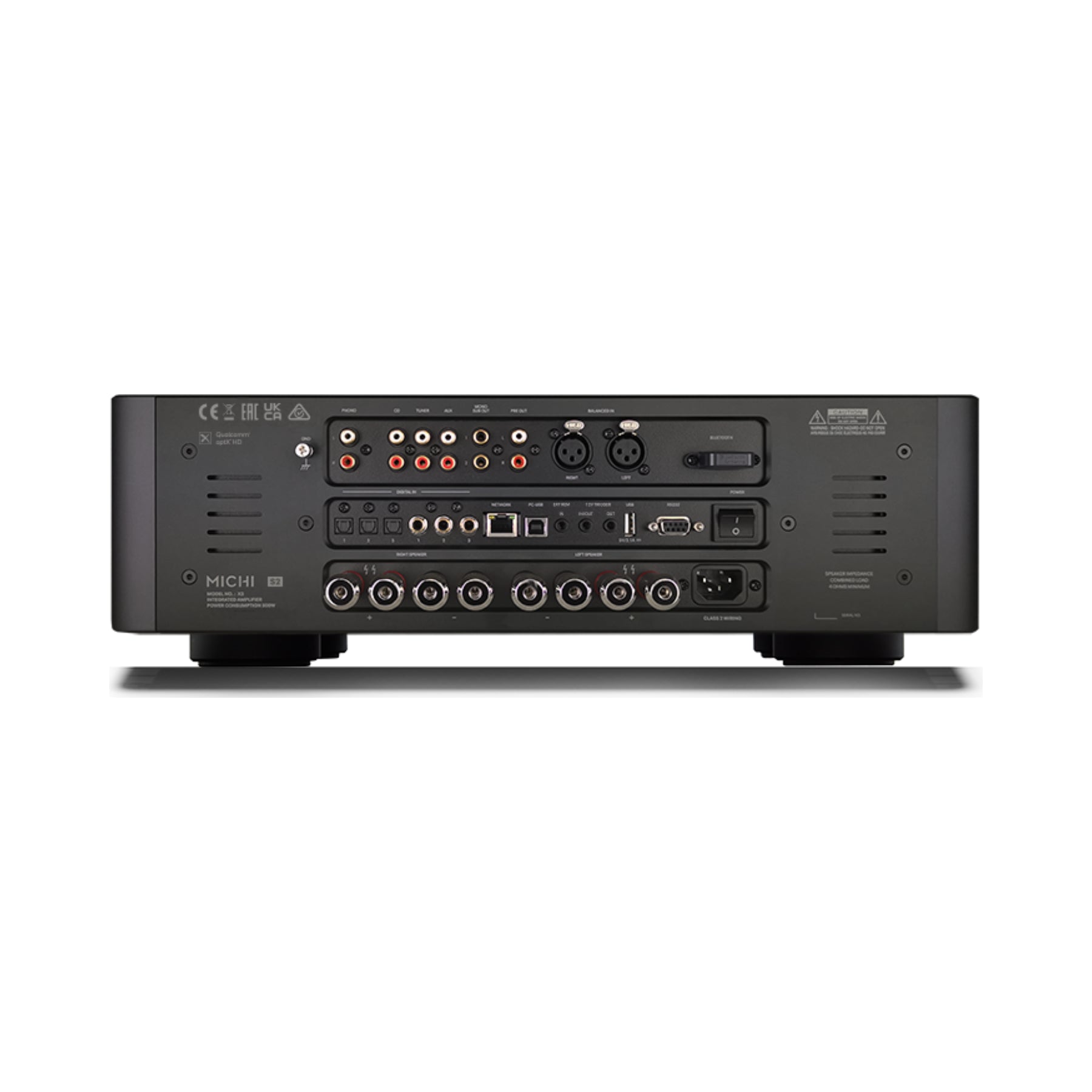 Rotel Michi X3 Series 2 Integrated Stereo Amplifier - High-End Audio Power for Home Theater & Music Listening - Perfect for Audiophiles & Hi-Fi Systems