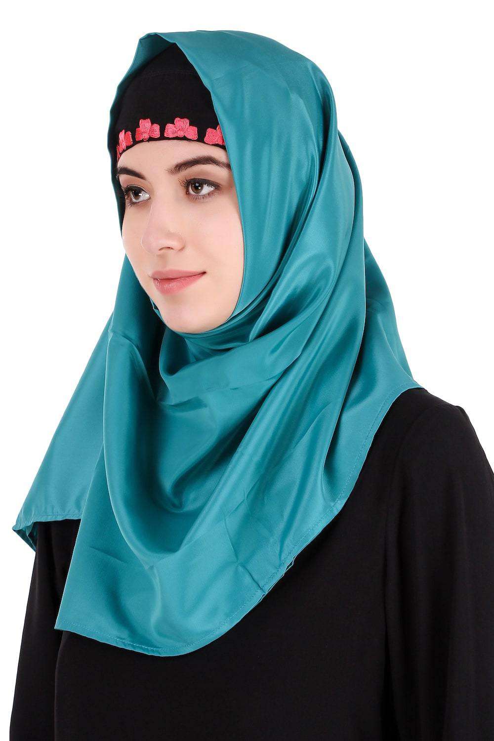 Embellished Bell Sleeve Umbrella Abaya Dress - Elegant Muslim Women's Prayer Dress for Special Occasions & Mosque Wear