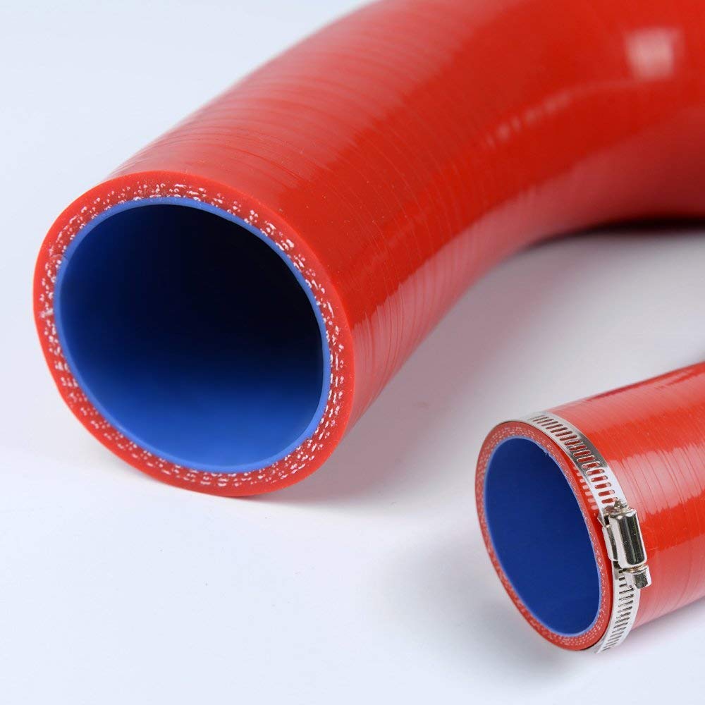 Suzuki GSX1300R Hayabusa Silicone Radiator Hose Kit 1999-2007 - Red for High-Performance Cooling