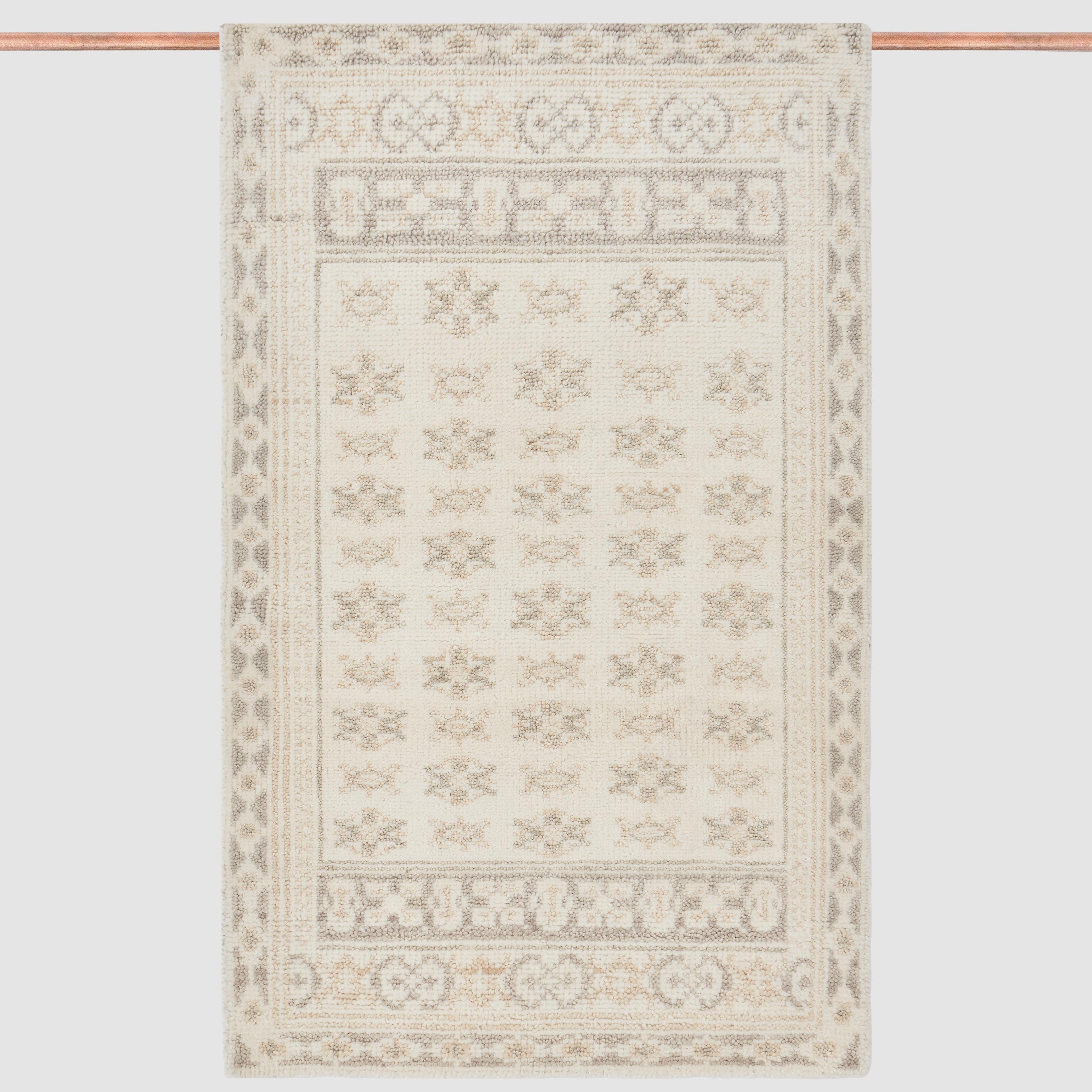 Lahar Hand Knotted Accent Rug - Premium Bohemian Style Area Rug for Living Room, Bedroom & Home Decor | Soft & Durable for High Traffic Areas