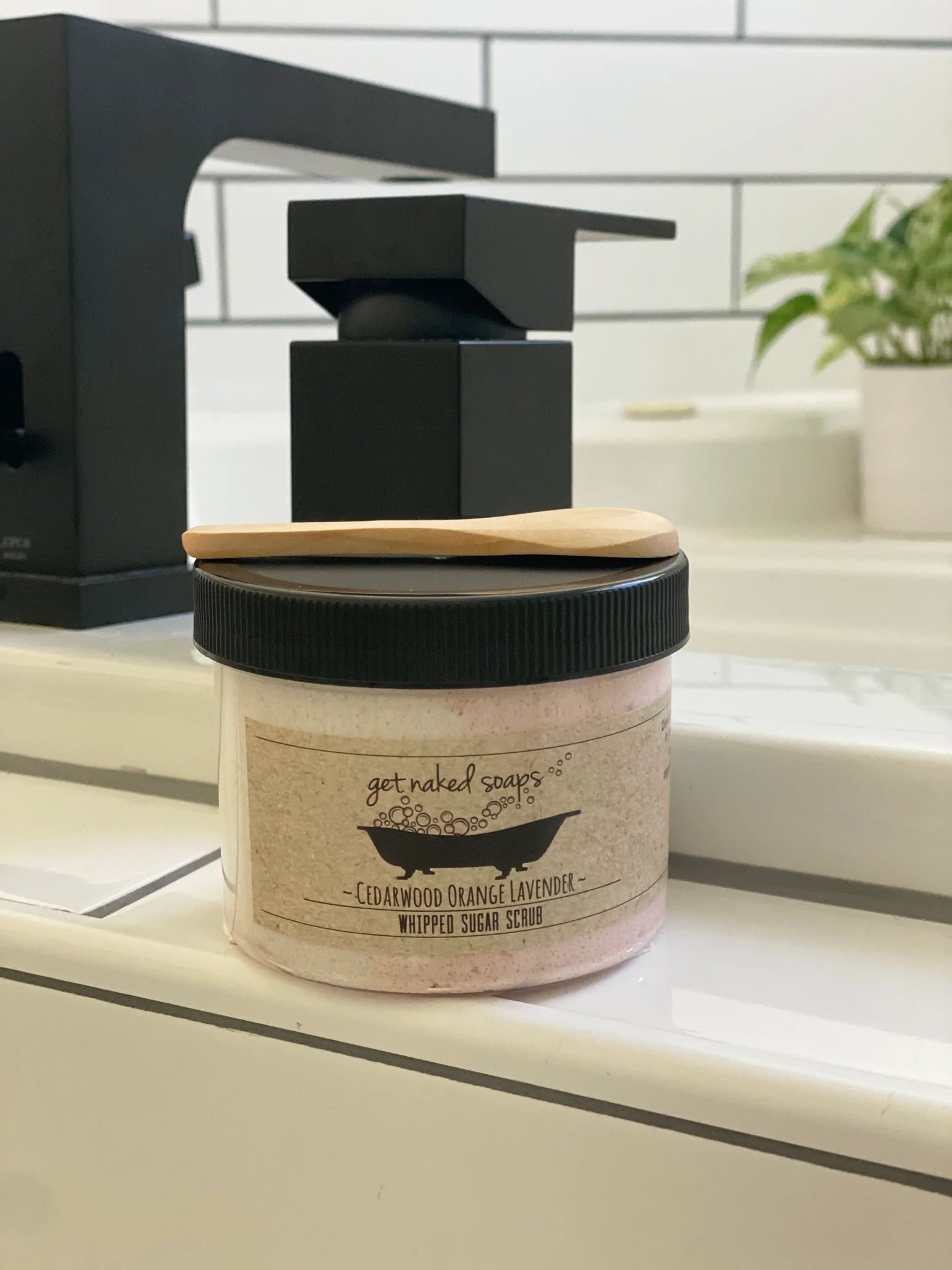 Naked Sugar Scrub - Exfoliating Body Scrub for Smooth Skin | Natural Skincare for Dry Skin & Cellulite | Perfect for Spa Day & At-Home Self Care