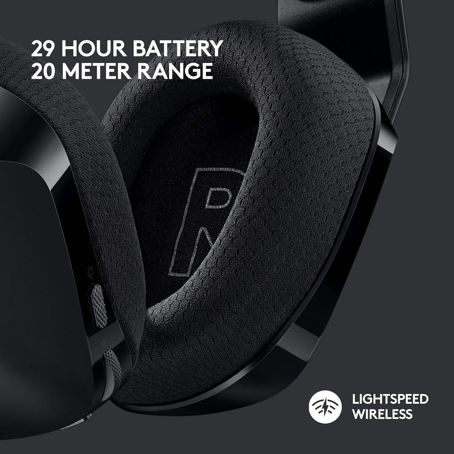 G733 Wireless Gaming Headset with Microphone - Over-Ear Headphones with 7.1 Surround Sound & Noise Cancelling - PRO-G Audio Drivers for PC, PS5, Xbox - Perfect for FPS, Streaming & Online Gaming (Black)