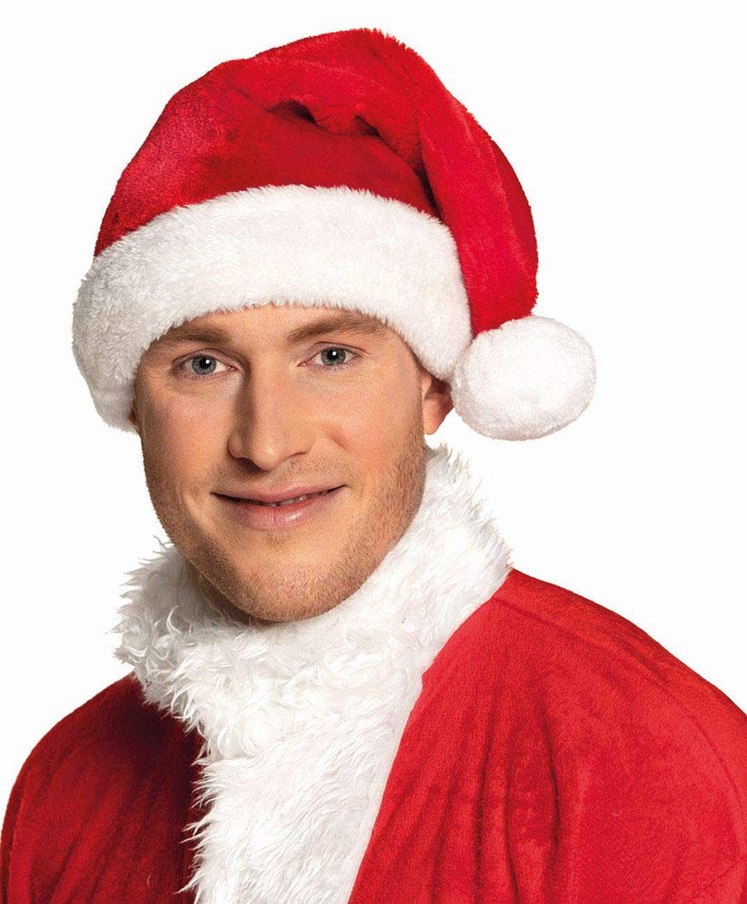 Festive Christmas Hat - Red and White Santa Hat for Holiday Parties, Xmas Celebrations & Family Gatherings - Perfect for Christmas Photos, Caroling & Festive Decorations