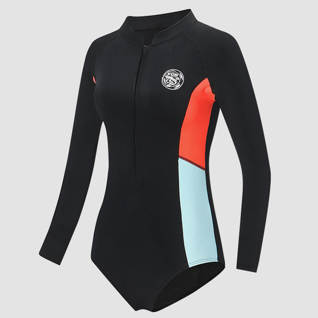 Pentashell™ THERMAL One Piece Surf Suit for Women - Full Body Wetsuit for Surfing, Swimming & Water Sports - Premium Neoprene Material for Warmth & Comfort