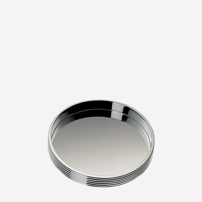 Christofle Silver Plated K+T Bottle Coaster - Elegant Drinkware Accessory for Wine Bottles & Decanters | Perfect for Home Bars, Dinner Parties & Gifts