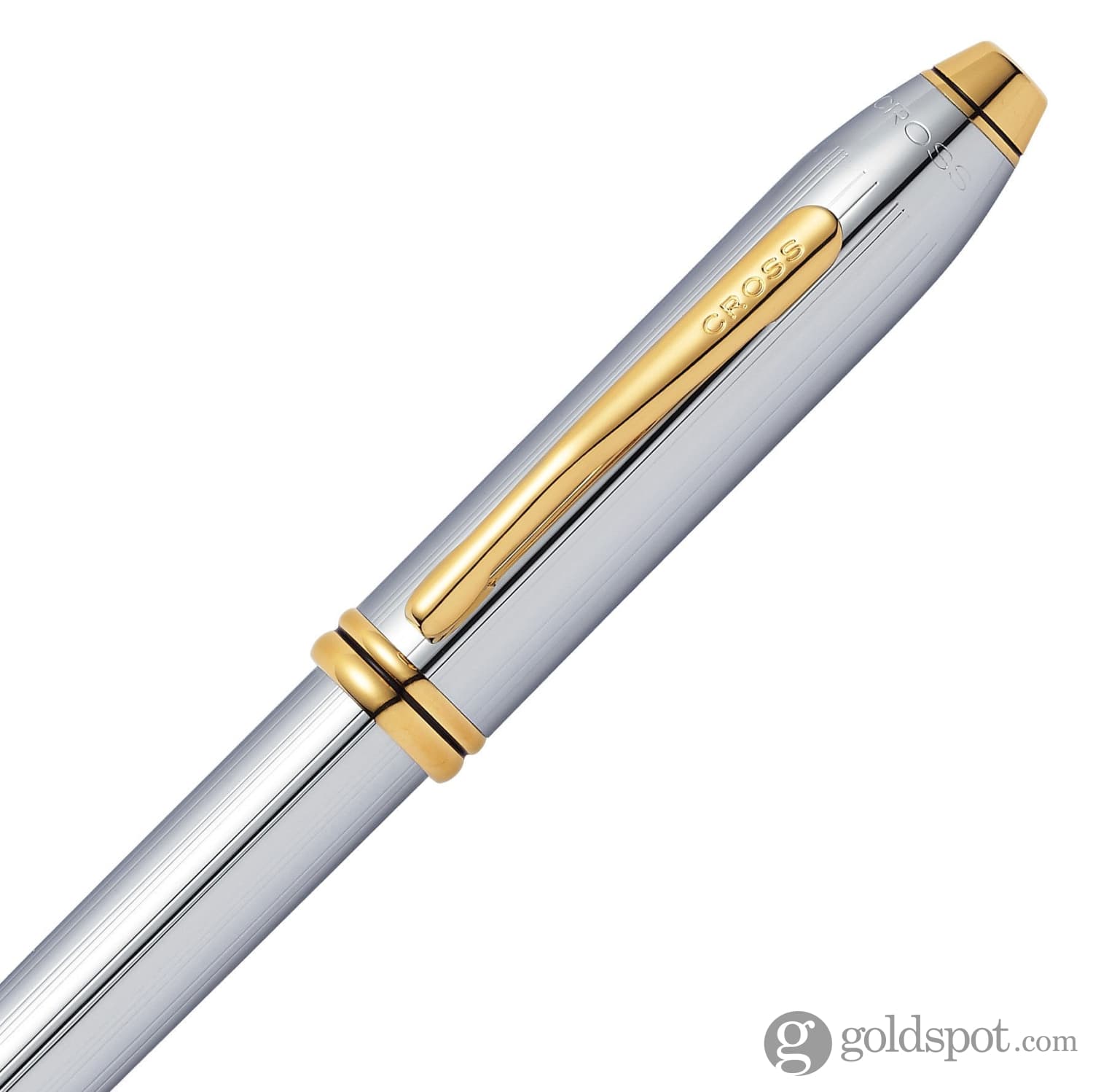 Cross Townsend Ballpoint Pen - Medalist Polished Chrome GT - Premium Writing Instrument for Office, Business Gifts & Professional Use