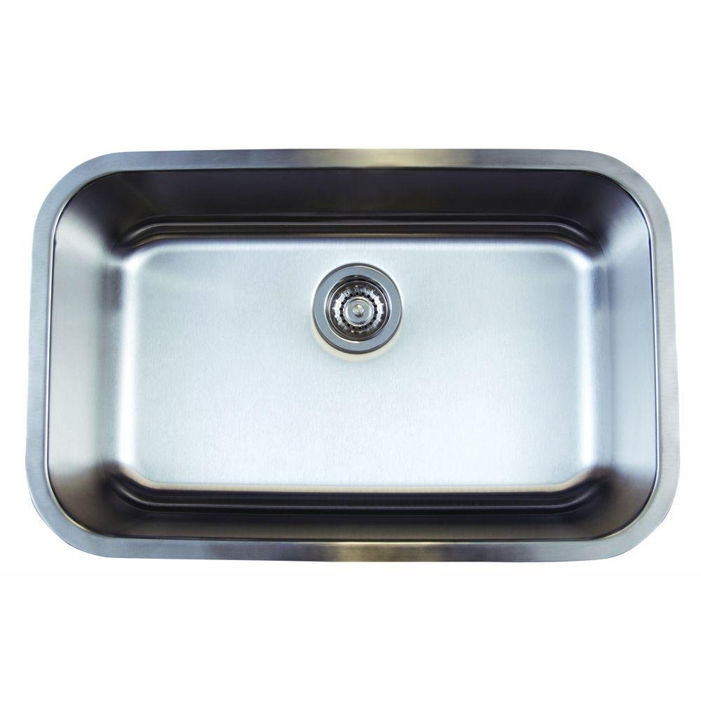 Stellar 441024 Undermount Super Single Kitchen Sink by Blanco - Premium Stainless Steel Undermount Sink for Modern Kitchens | Perfect for Food Prep, Dishwashing & Entertaining