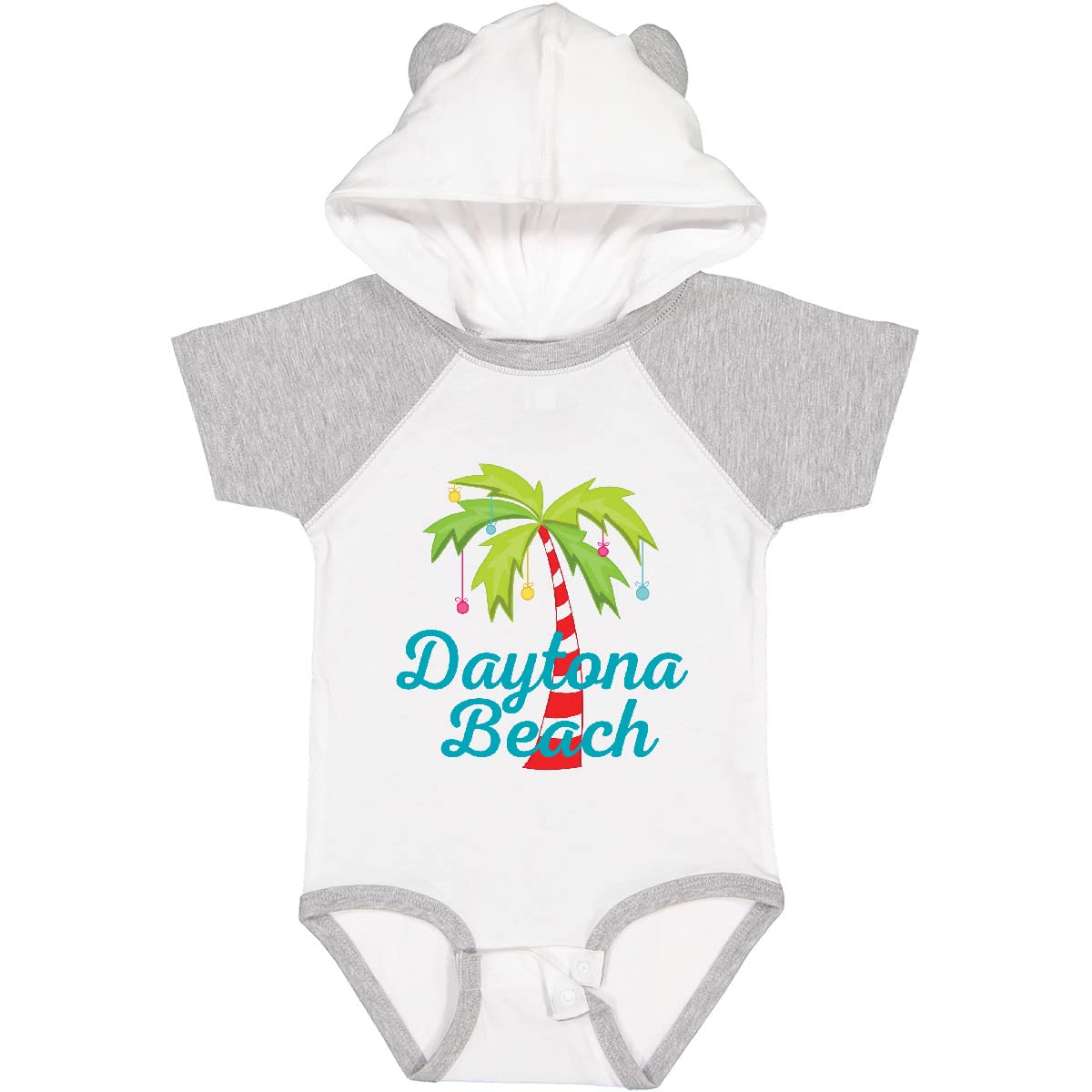 Inktastic Daytona Beach Florida Christmas Vacation Baby Bodysuit - Cute Holiday Outfit for Infants & Toddlers - Perfect for Family Photos, Beach Trips & Christmas Celebrations