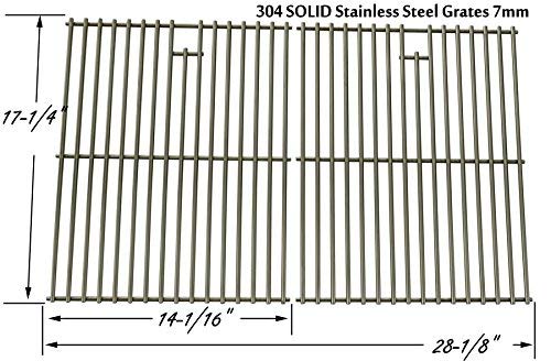 BBQ Grill Repair Replacement Kit for GBC1273W, GBC1273SP, BH12-101-001-02 Gas Models - 3 Burners, 3 Heat Plates & Cooking Grate (2-Pack) - Perfect for Outdoor Cooking, Backyard BBQs, and Camping Trips