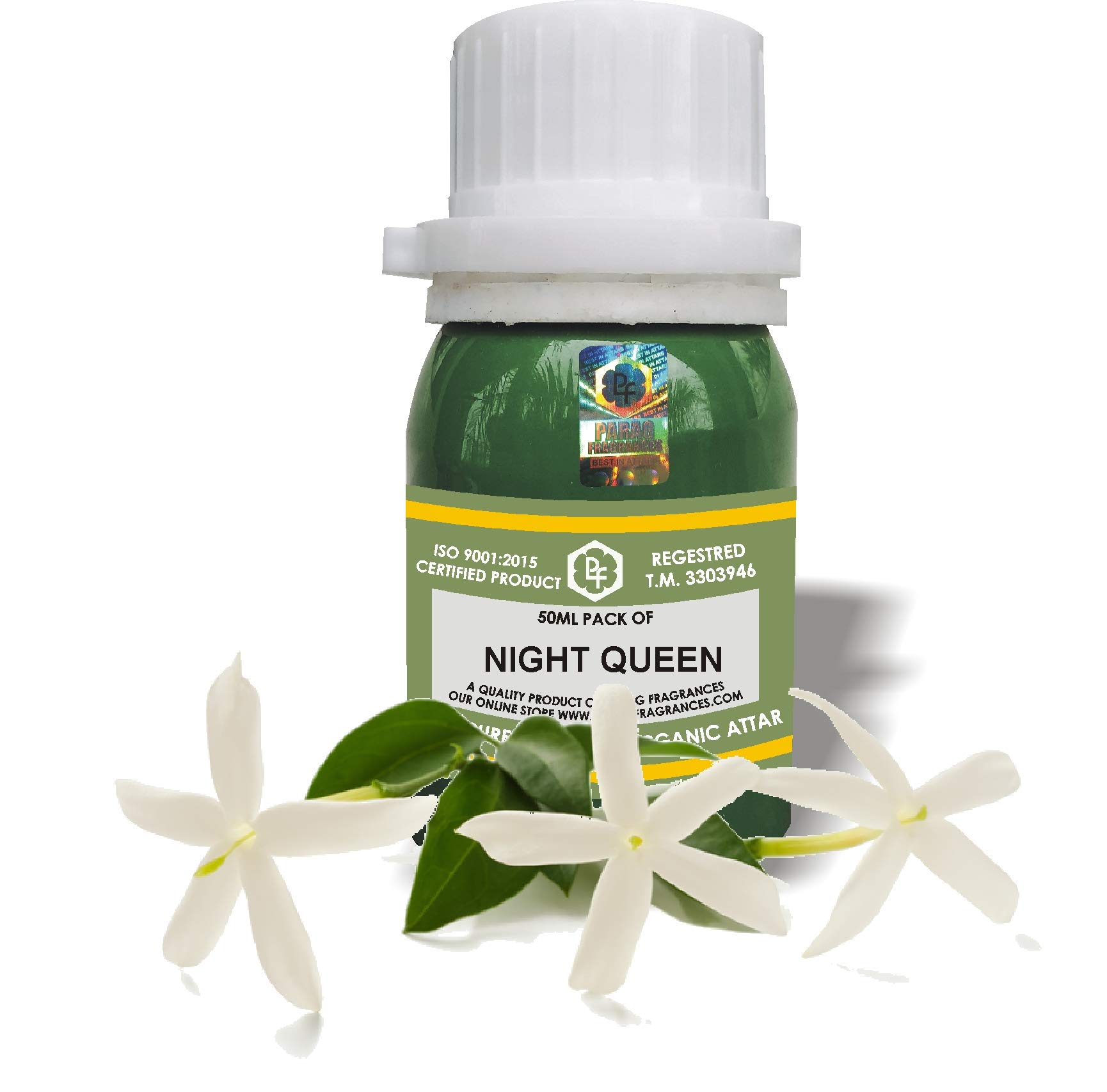 PARAG FRAGRANCES NIGHT QUEEN 50ML Natural Alcohol-Free Attar for Men | Premium Perfume Oil & Fragrance Oil | Long-Lasting Scent for Evening Wear, Special Occasions & Gifting