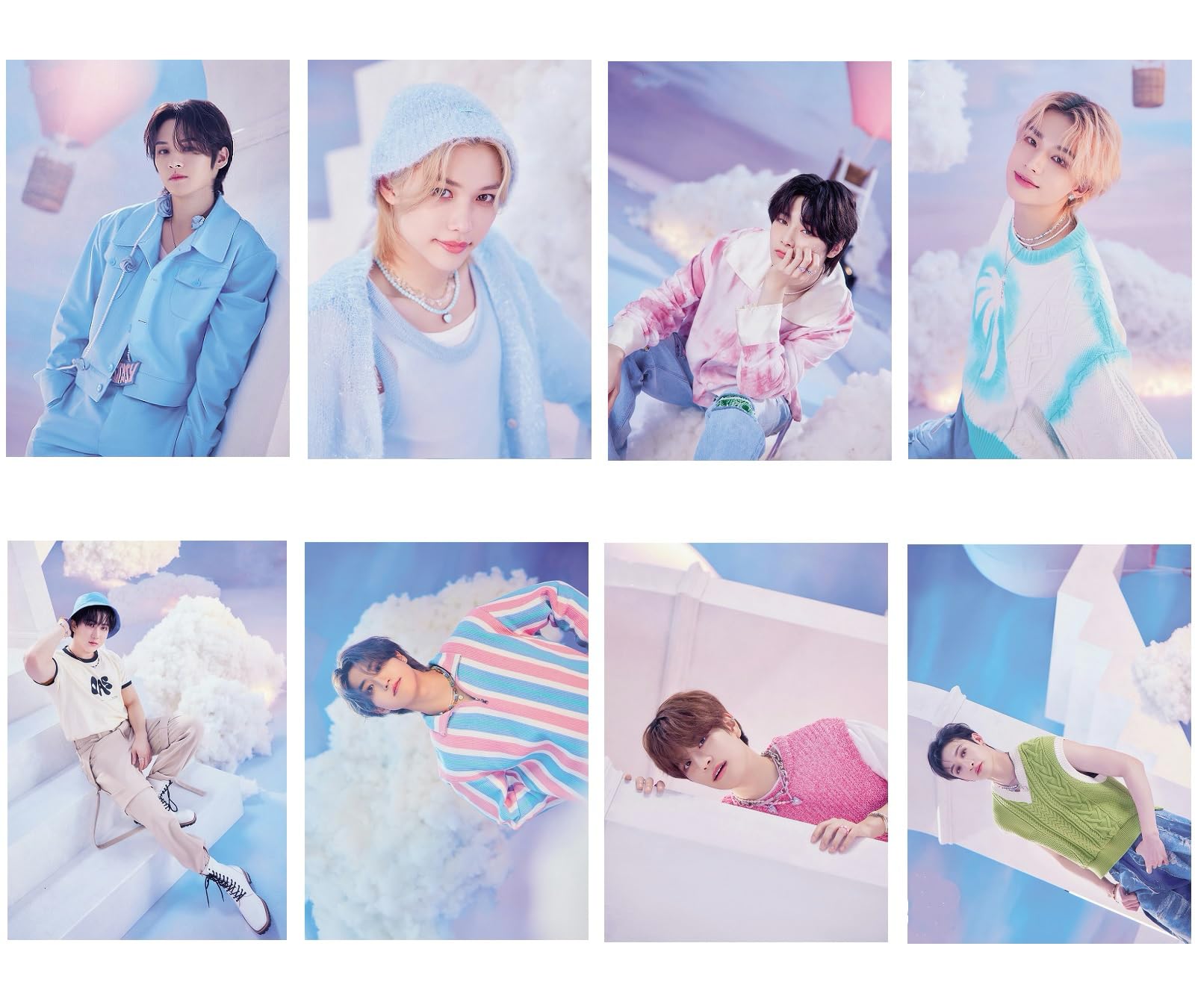 Baosai 8-Pack Wall Posters - 16