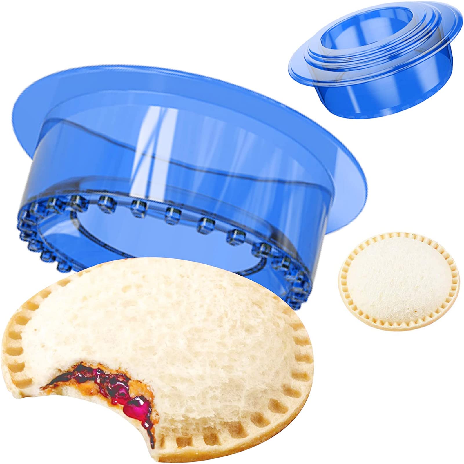 5PCS Sandwich Cutter and Sealer Set - Pancake & Cookie Press Mold, DIY Sandwich Maker for Kids Lunch Box | Perfect for Bento Box, School Lunch & Party Snacks