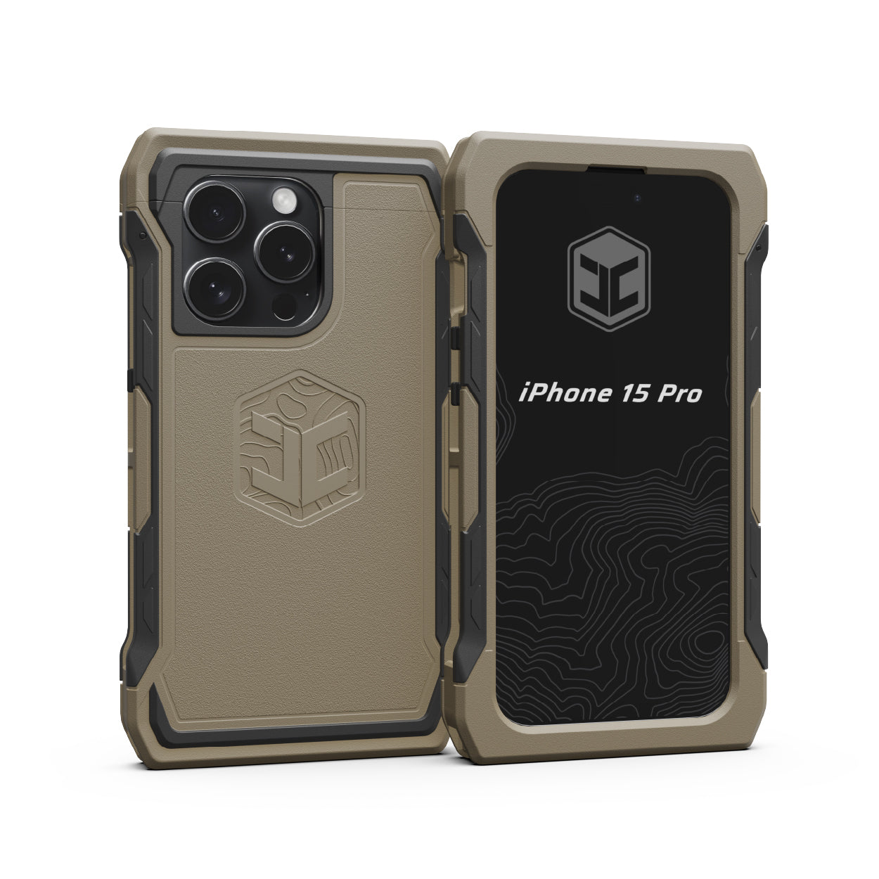 iPhone 15 Pro ADVNTR Rugged Protective Case - Shockproof & Scratch-Resistant Phone Cover | Made in USA | Perfect for Outdoor Adventures, Hiking & Extreme Sports