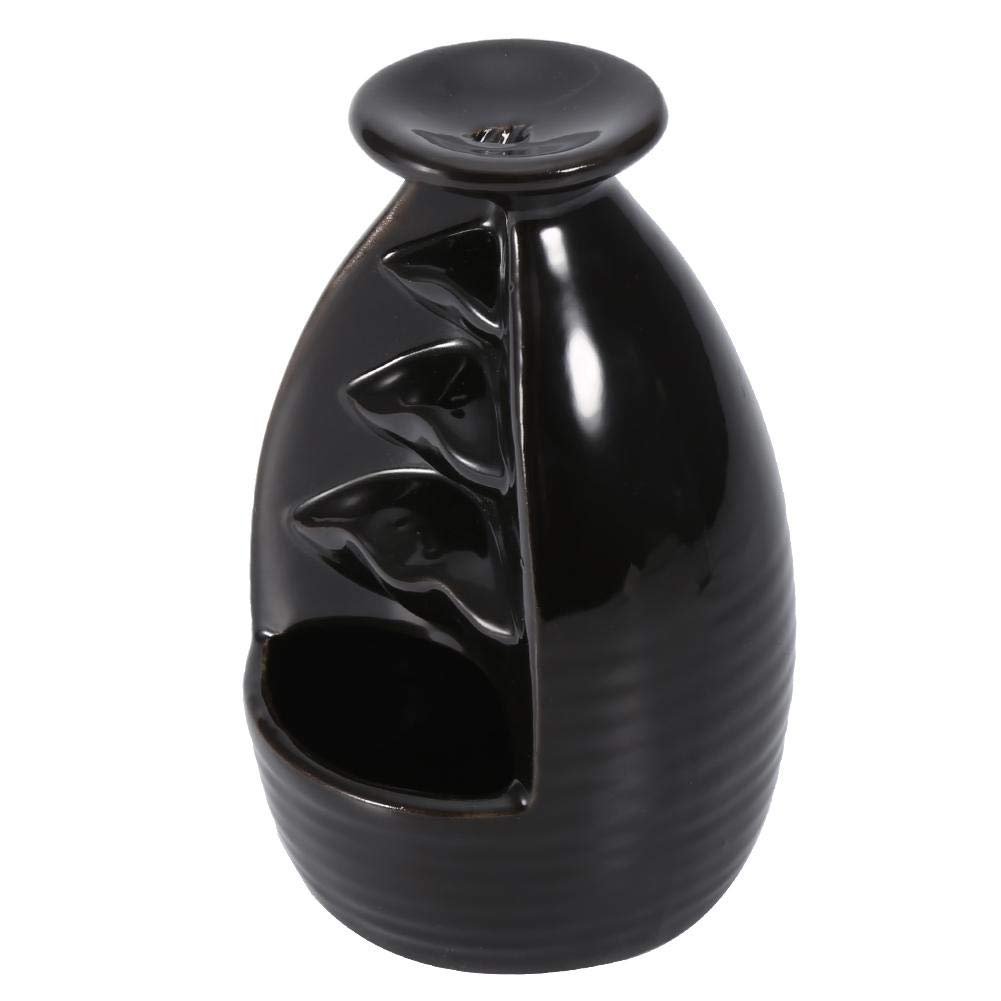 Ceramic Glaze Backflow Incense Holder Stand for Cones - Aromatherapy Home Decor for Relaxation, Meditation & Stress Relief