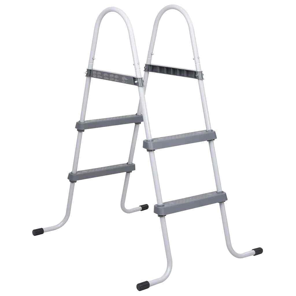 **GXP Heavy-Duty Steel Swimming Pool Ladder for Above Ground Pools – 34.1