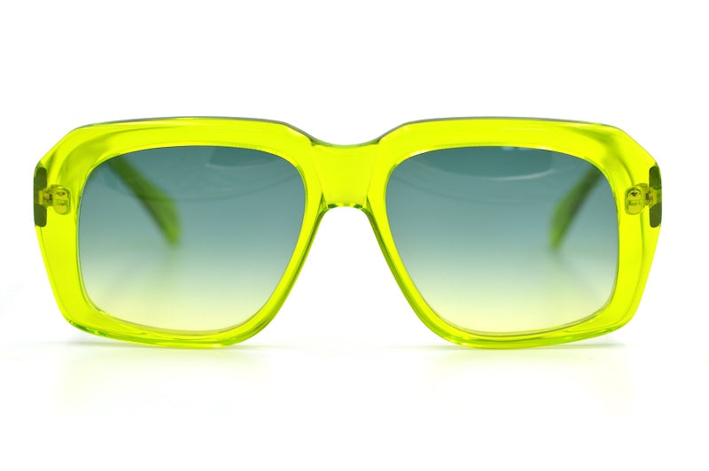 Preciosa 940 Lime Goliath Sunglasses - UV Protection Oversized Fashion Shades for Women & Men | Perfect for Beach, Driving & Outdoor Activities
