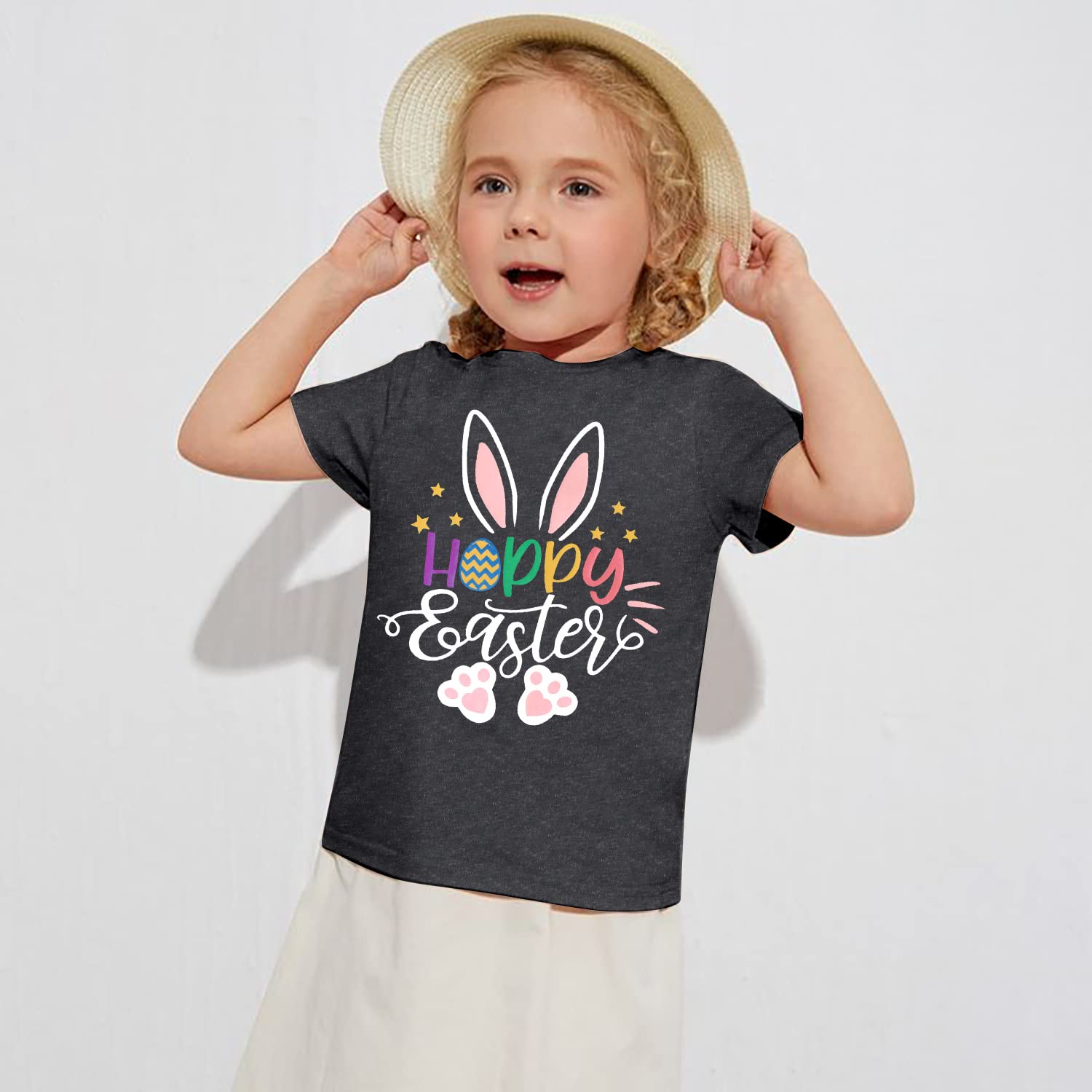 Easter Baby Shirt - Cute Bunny Toddler T-Shirt for Boys & Girls - Soft Cotton Short Sleeve Top - Perfect for Easter Egg Hunts & Family Photos