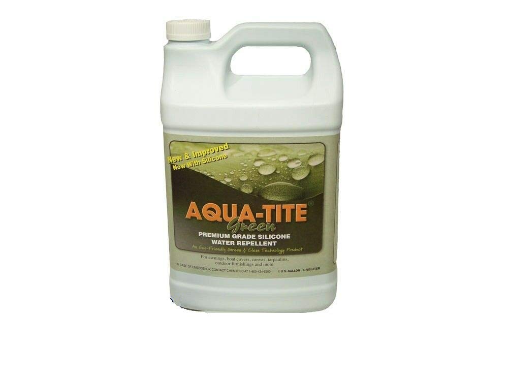 Aqua-Tite Green Water Repellent 1 Gallon - Premium Waterproof Sealant for Roofs, Concrete & Masonry - Protect Your Home from Leaks & Water Damage