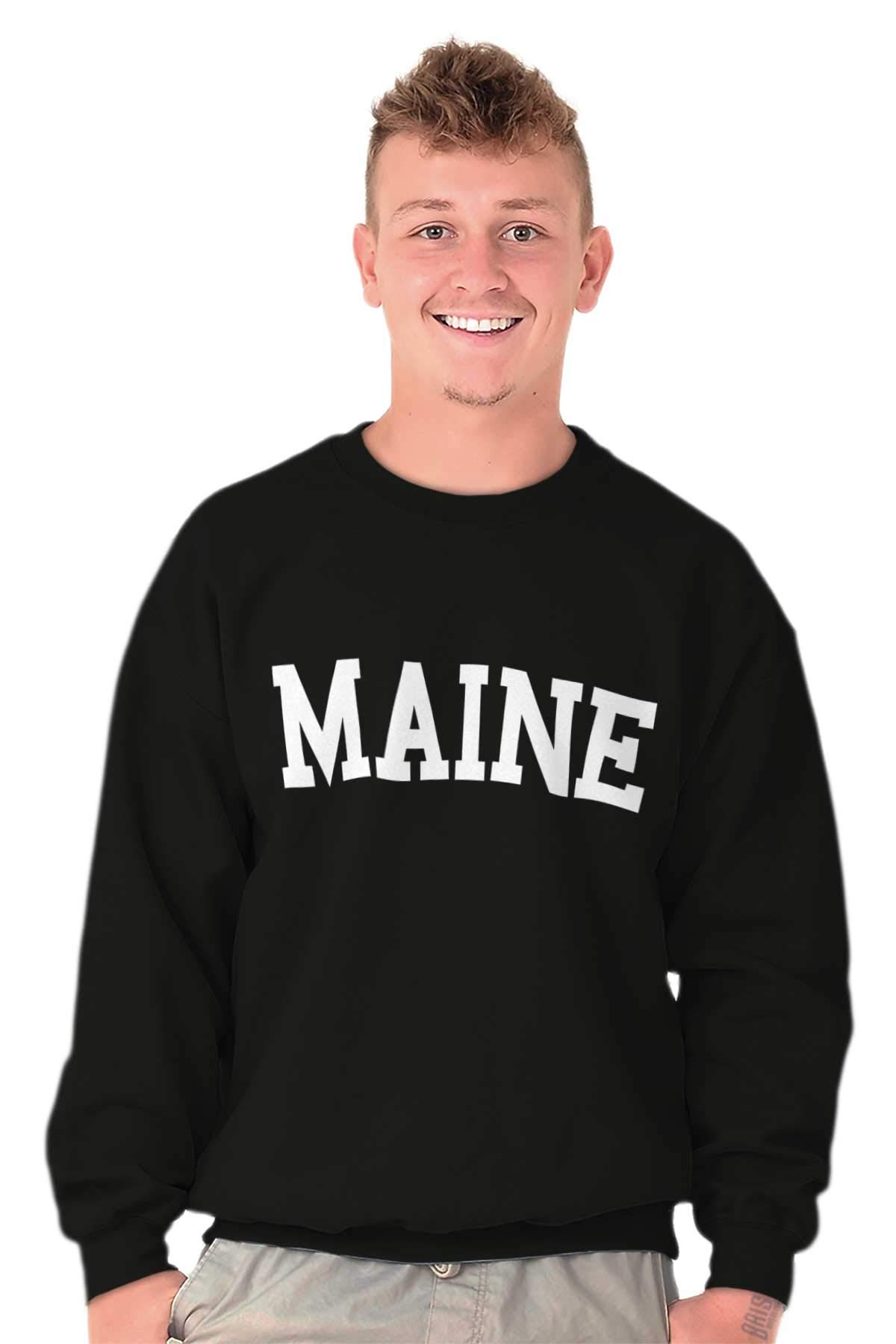 Classic Maine Traditional Sweatshirt for Men & Women - Cozy Casual Wear for Fall & Winter Outfits
