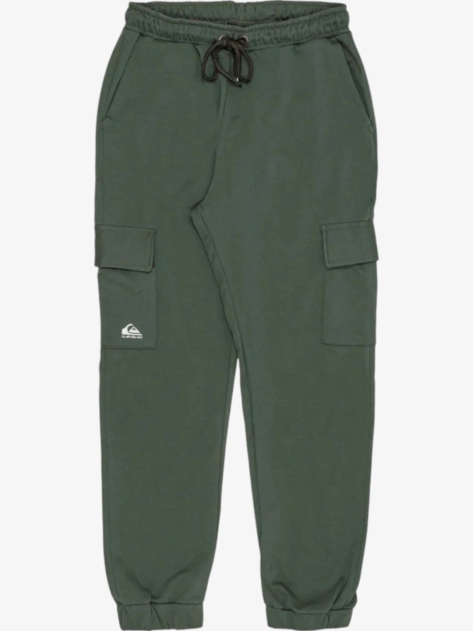 Quiksilver Men's Military Green Cargo Jogger Pants - Comfortable & Stylish for Outdoor Adventures, Hiking, and Casual Wear