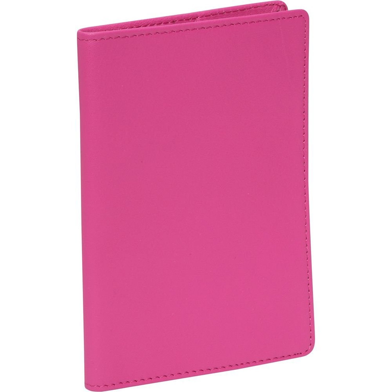 Royce Leather RFID Blocking Passport Holder - Travel Document Organizer Wallet for Women & Men, Pink, One Size - Perfect for Airports, Business Trips & International Travel