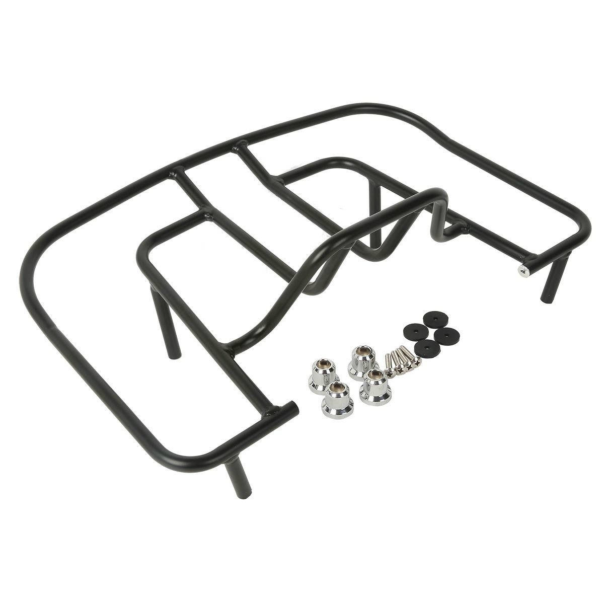 XFMT Motorcycle Black Tour Pack Trunk Luggage Rack for Honda Goldwing 1800 GL1800 (2001-2017) - Durable Storage Solution for Long Rides & Road Trips