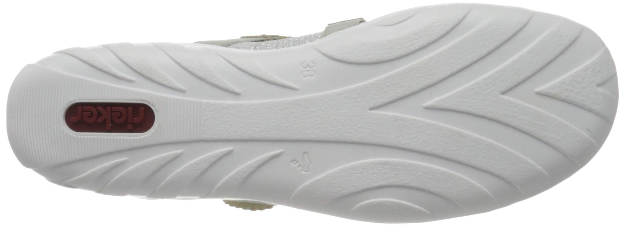 Rieker Women's Comfortable Ballet Flats - Lightweight Slip-On Shoes for Work, Travel & Casual Wear