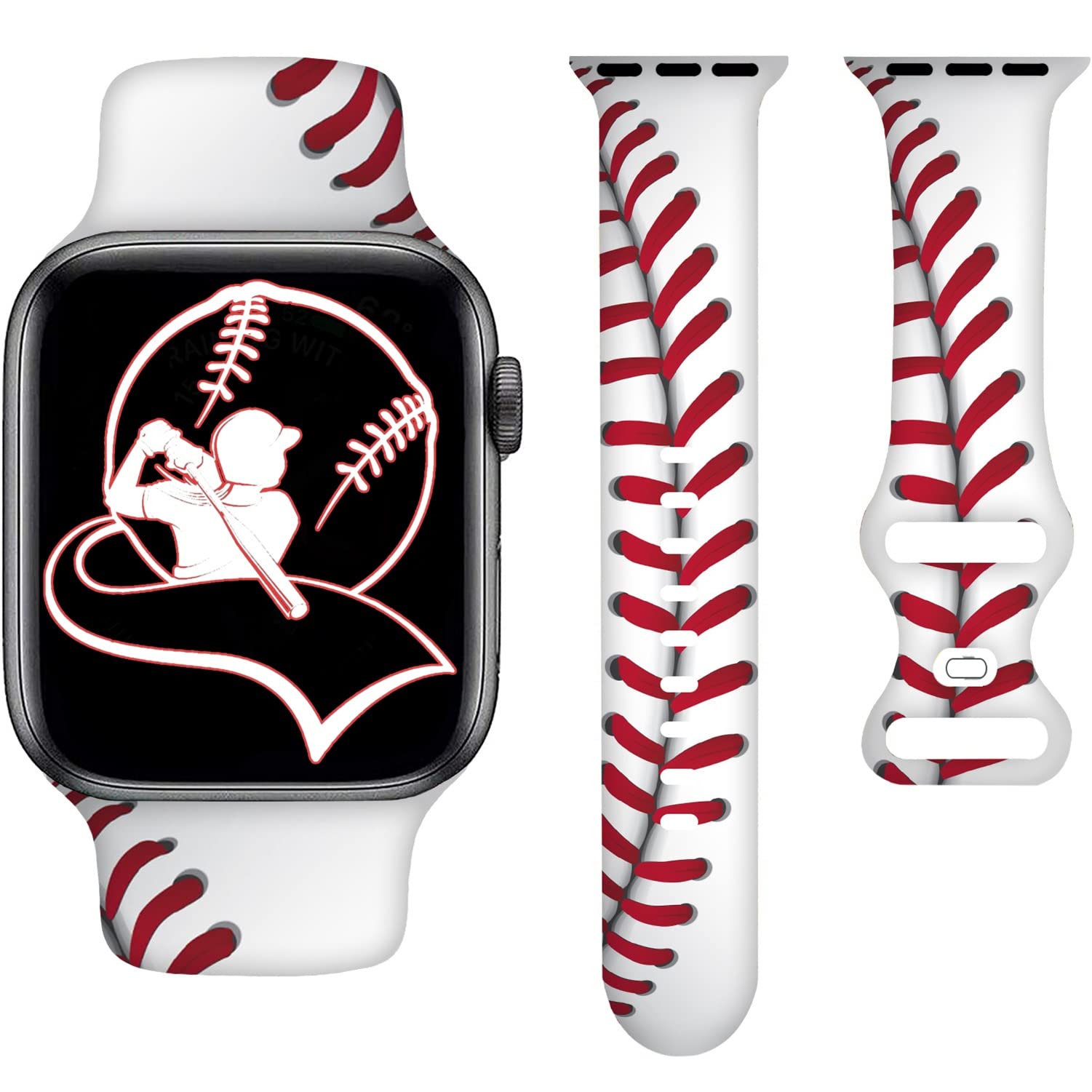 Halloween Gnomes Pumpkin Cartoon Apple Watch Band 38mm 40mm 41mm - Silicone Strap Compatible with iWatch Series SE 7 6 5 4 3 2 1 for Women & Men - Perfect for Halloween Costumes, Parties, and Everyday Wear