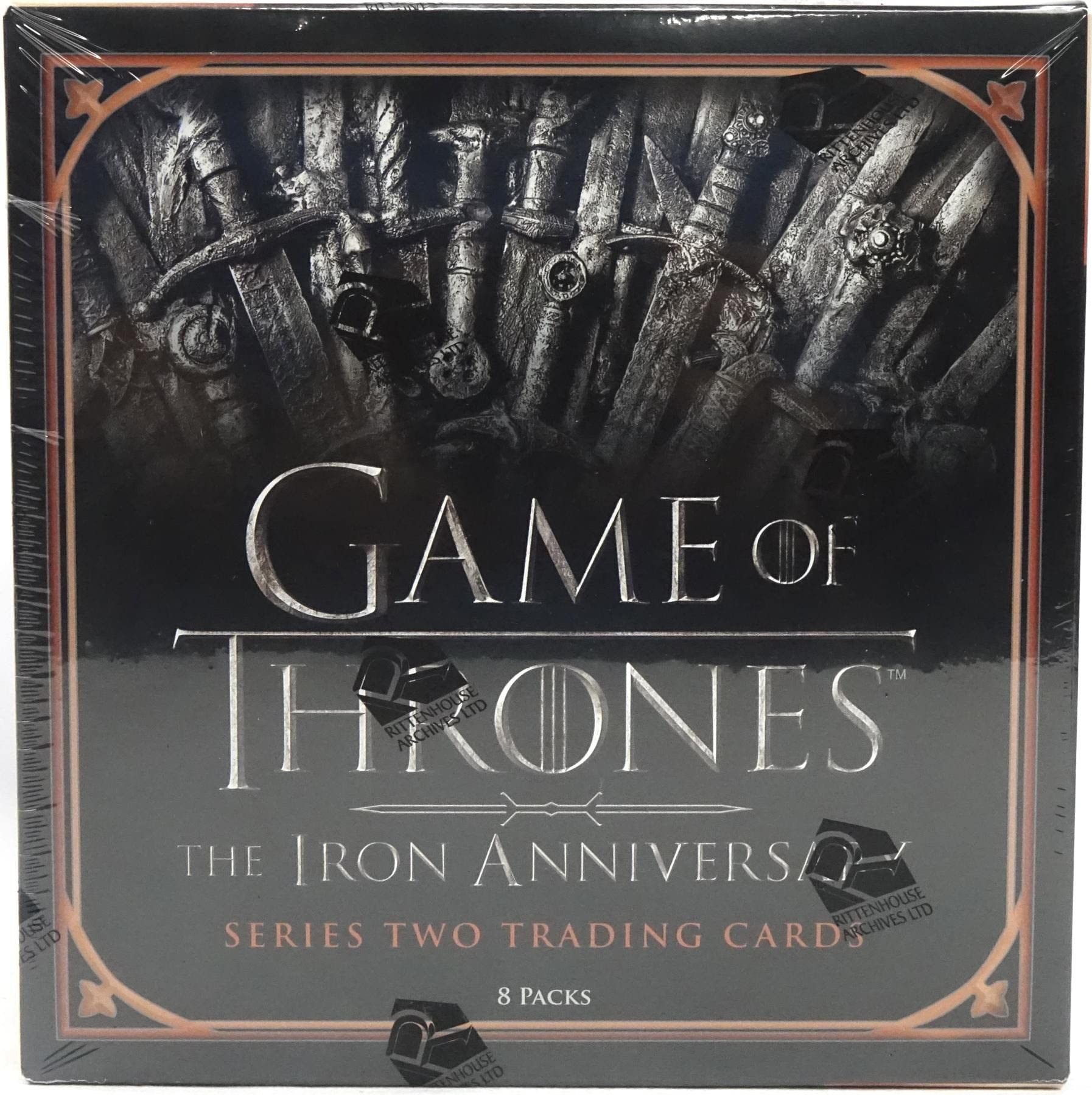 Game of Thrones Iron Anniversary Series 2 Hobby Box - Rittenhouse 2021 Collectible Trading Cards | Perfect for Fans, Collectors & Fantasy Enthusiasts